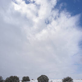 Snow Clouds and Blue Sky by Mary Lee Dereske