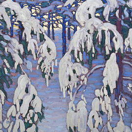 Snow Fantasy c. 1917 by Lawren Harris by Lawren Stewart Harris
