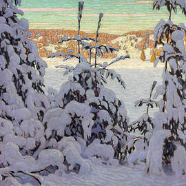 Snow II 1915 by Lawren Harris by Lawren Stewart Harris