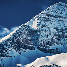 Snow on Mt. Timpanogos, Utah by Abbie Matthews