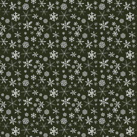 Snow Y'All, Gnome for the Holidays Collection, Dark Olive by Elizabeth Reich