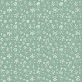 Snow Y'All, Gnome for the Holidays Collection, Light Gray-Green by Elizabeth Reich