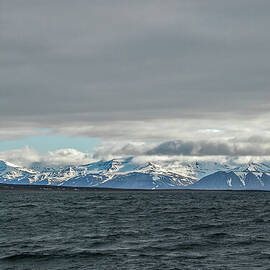 Snowy Hillsides of Svalbard by Nancy Gleason