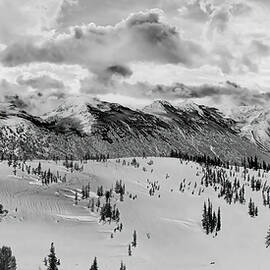 Snowy Mountain Landscape in Whistler by Bruce Block