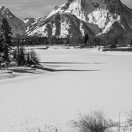 Snowy Mountain Landscape by Marcy Wielfaert