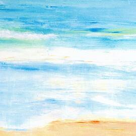 Soft Beachy Feel Abstract by Carlin Blahnik CarlinArtWatercolor