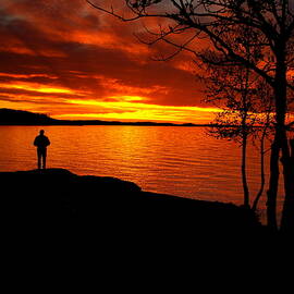 Solitude at Sunset by Deb Beausoleil