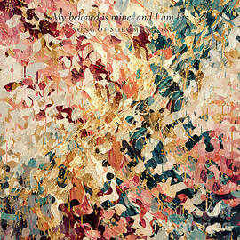 Song Of Solomon 2 16 Square Christian Art, I Am My Beloved's by Mark Lawrence