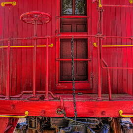 Soo Line Caboose 99085 Red Door by Dale Kauzlaric