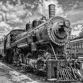Soo Line Locomotive 2645 Under Partly Cloudy Skies BW by Dale Kauzlaric