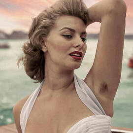 Sophia Loren 1955 Naturalle  by Franchi Torres