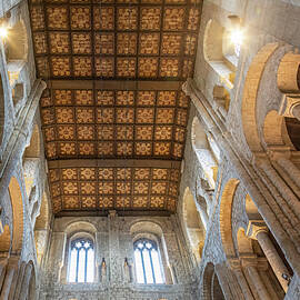 South Transept of Winchester Cathedral by Shirley Mitchell