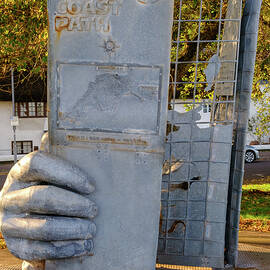 South West Coast Path monument in Minehead by Seeables Visual Arts
