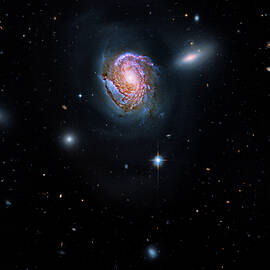 Spiral NGC 4911 Galaxy in Deep Space by Stefano Senise