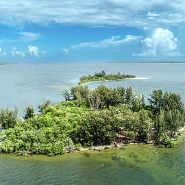 Spoil Islands Indian River  by Veterans Aerial Media LLC