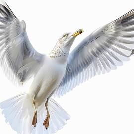 Sseagull_spreading_wings_No 1 by Andre Petrov