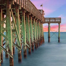 St. Andrew State Park Pier at Dusk by Kelley King