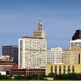 Panorama of St. Paul Skyline from Holman Airport by Mark Triplett