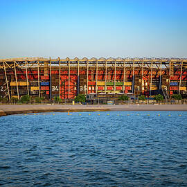 Stadium 974 in Doha, Qatar, built for the 2022 FIFA World Cup by Miroslav Liska