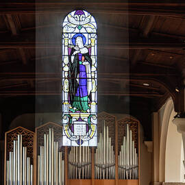 Stained Glass Reflections  by Shirley Mitchell