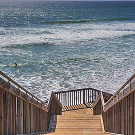 Staircase to the Pacific Ocean by Alison Frank