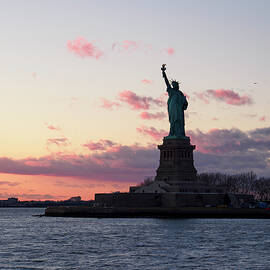 Statue of Liberty Silhouette by Mary Lee Dereske