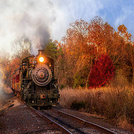 Steam Train No 40 PA by Susan Candelario