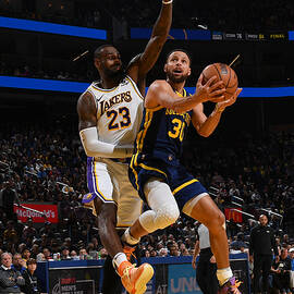 Stephen Curry and Lebron James by Noah Graham