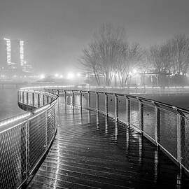 Stevens Institute Hoboken NJ BW by Susan Candelario