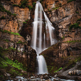 Stewart Falls Sunset - Provo Canyon, Utah by Abbie Warnock
