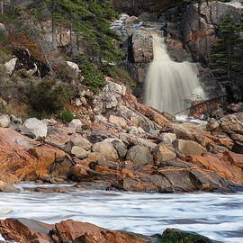 Still Brook Falls, Cabot Trail 1 by John Twynam