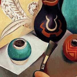 Still life with jug and ladle by Dorrit Black by Dorrit Black