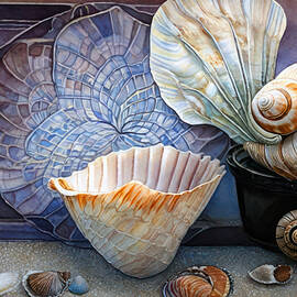 Still Life With Shell Bowl by Eris And AI