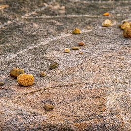 Stones On A Boulder by Jeff Sinon
