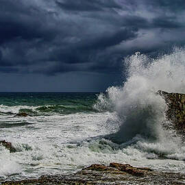 Storm Breweing Oso Penninsula Japan by Tommy Farnsworth