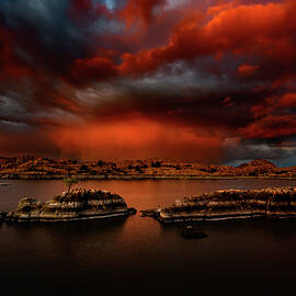 Storm Over Willow # 2 by Matt Halvorson