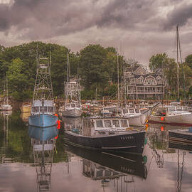 Stormy Skies in Perkins Cove by Penny Polakoff