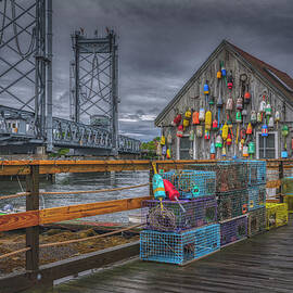 Stormy Skies on Badgers Island by Penny Polakoff