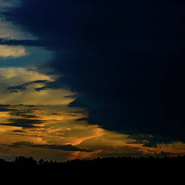 Stormy sunset in Anson Co NC by Flees Photos