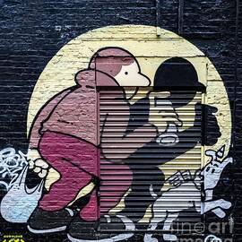 Street Art #35 - Tintin by Antonios Valamontes