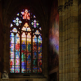 Stunning Stained Glass Window by Shirley Mitchell