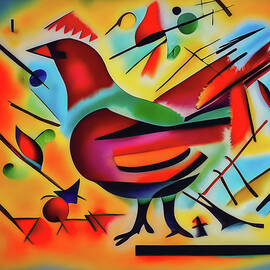 Stylized Thanksgiving Turkey Bird by Tatiana Travelways