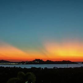 Sundown on the Flamingo marina, Costa Rica by Joe Schofield