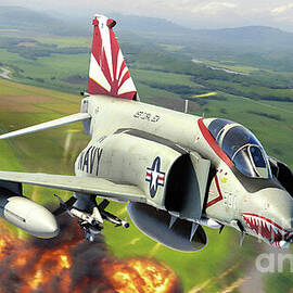 Sundowners on a Bomb Run  by Antonios Valamontes