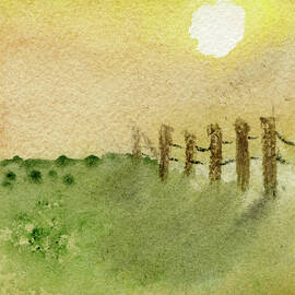 Sunny Farm Field by Elizabeth Reich