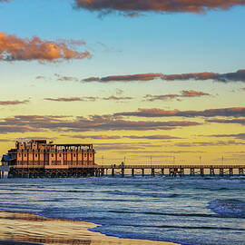 Sunrise above Daytona Beach Main Street Pier, Florida by Miroslav Liska