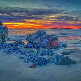 Sunrise at Little Beach by Penny Polakoff
