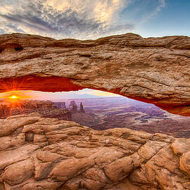 Sunrise at Mesa Arch in Canyonlands National Park  by Jimmy Pappas