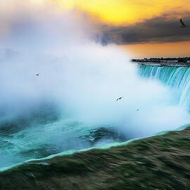 Sunrise at the Falls by DEE POTTER