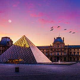 Sunrise at the Louvre by DEE POTTER